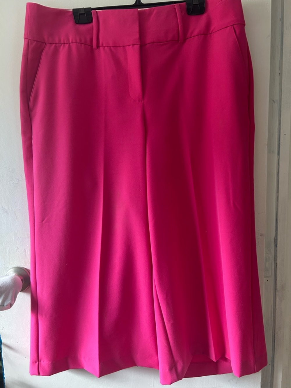 Lane Bryant Hot Pink Cropped Dress Pants